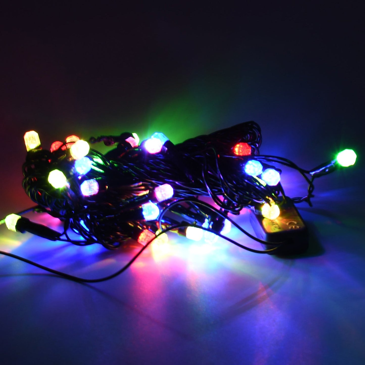 Flower design LED string light for home decoration.