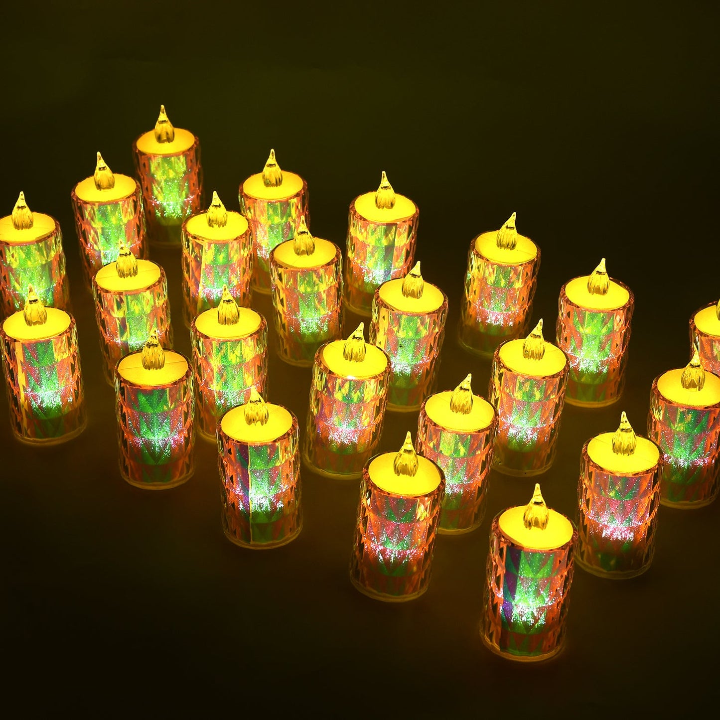 multicolor led candle ligth