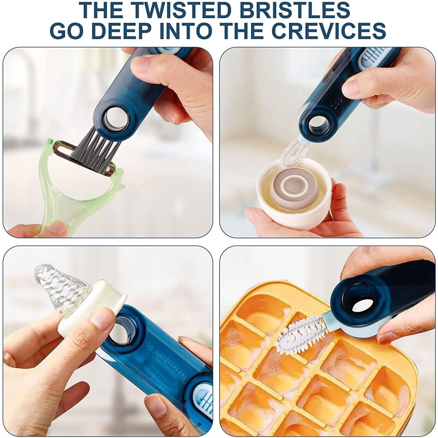 3 in 1 Multifunctional Cleaning Brush  (1 Pc / Loose)