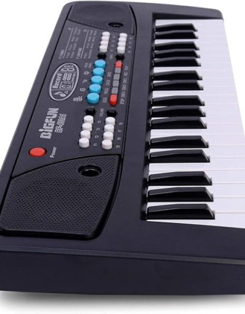 37 Key Piano Keyboard Toy with DC Power Option, Recording and Mic for Kids