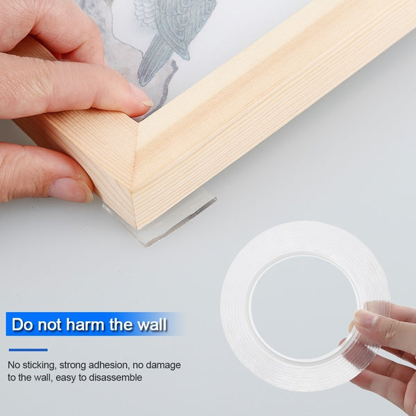 Transparent adhesive tape with high tensile strength