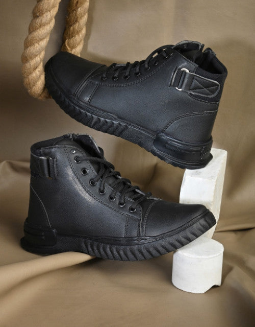 Black Men's Casual Boots