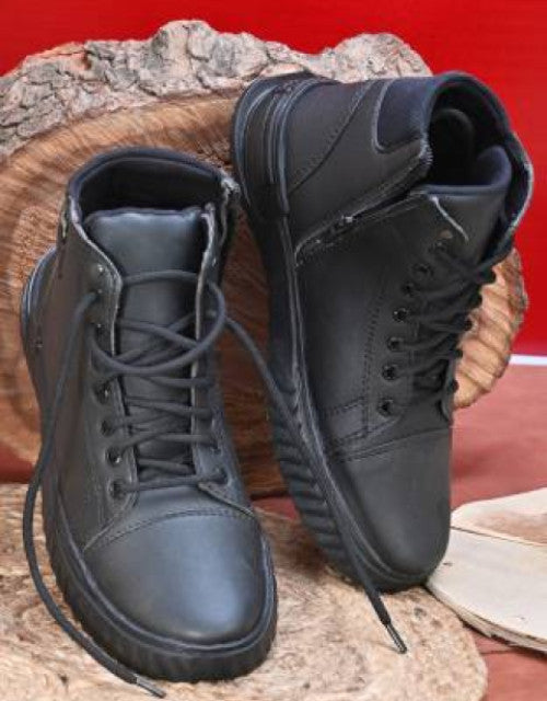 Black Men's Casual Boots