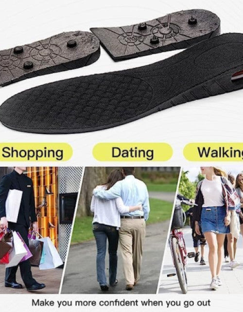 Height Increase Insole Heel Raisers Orthotic Insoles Adjustable Elevator Lift Kit Shoe Lifts