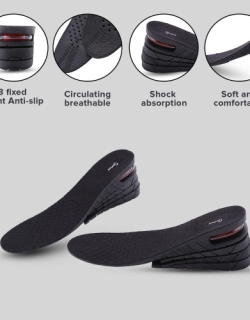 Height Increase Insole Heel Raisers Orthotic Insoles Adjustable Elevator Lift Kit Shoe Lifts