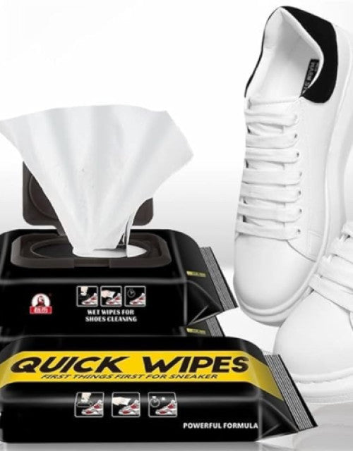 Sneaker & Shoe Cleaner Wipes Portable Sneakers Cleaner Shoe Wipes Quickly Remove Dirt & Stains